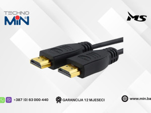 MS HDMI na HDMI Kabal 1.4 5m MSP40115, Crni