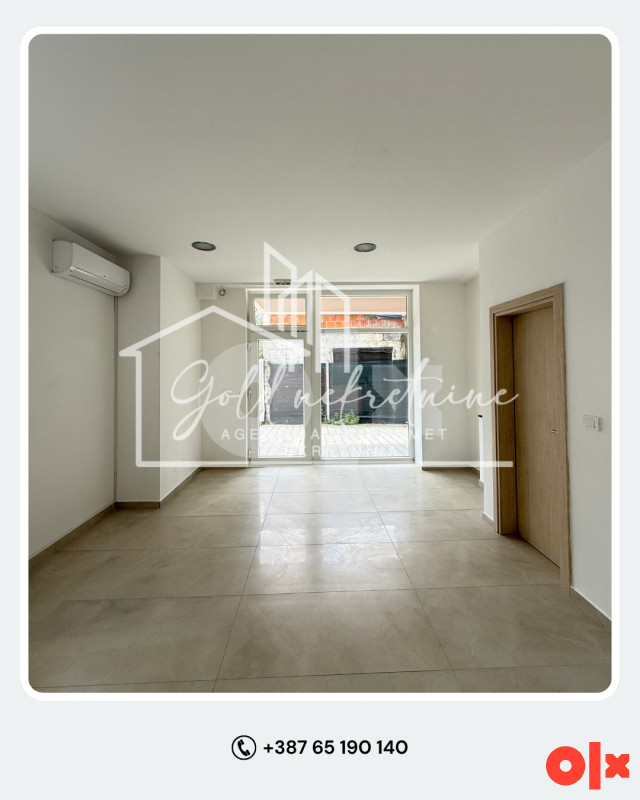 Iznajmljujemo nov  poslovni prostor u prizemlju  26m2, Centar 2