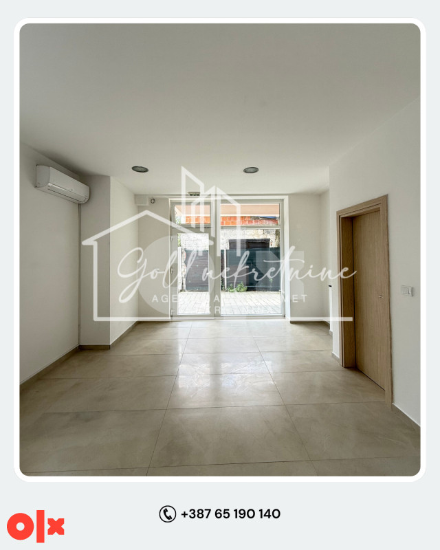 Iznajmljujemo nov  poslovni prostor u prizemlju  26m2, Centar 12