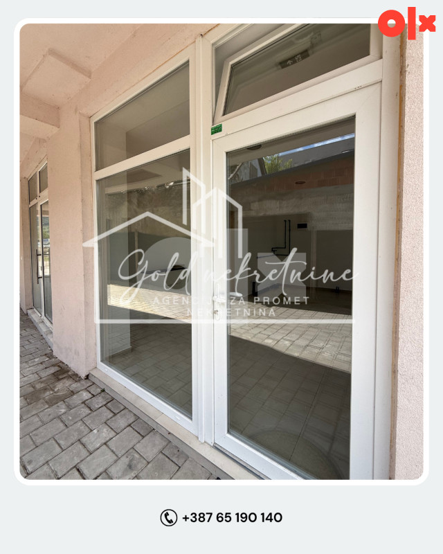 Iznajmljujemo nov  poslovni prostor u prizemlju  26m2, Centar 15