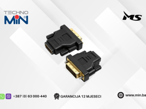 MS Adapter DVI-I na HDMI ženski MSP40132, Crni