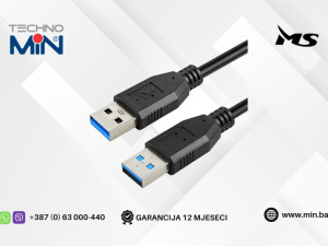 MS USB-A na USB-A kabal 3.0 2m MSP40103, Crni
