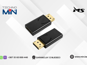 MS Adapter DisplayPort na HDMI ženski MSP40121, Crni