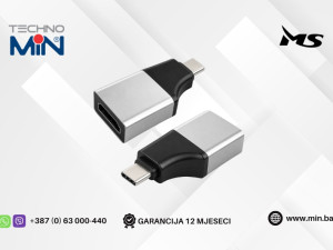 MS Mrežni Adapter USB C na HDMI Ženski MSP40135 Crni