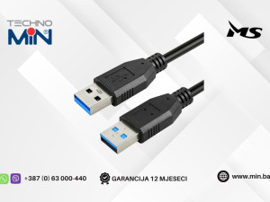MS USB-A na USB-A Kabal 3.0 1m MSP40105 Crni
