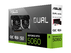ASUS DUAL Dual OC RTX 5060 8GB GDDR7 DLSS4