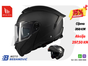Kaciga MT Atom 2 Sv Pure A1 Matt veličina L