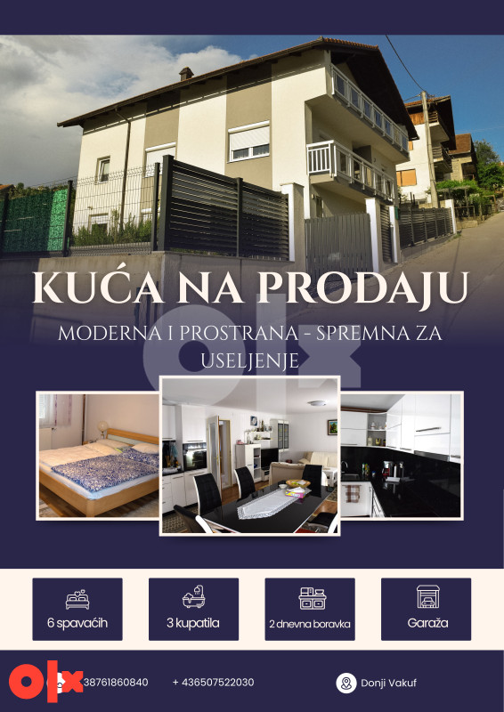 Namještena kuća 300 m2 na prodaju