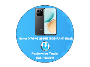 Honor X7d 4G 256GB (8GB RAM) Velvet Black *AKCIJA*