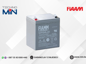 FIAMM UPS Baterija 12V 5Ah 12FGHL22