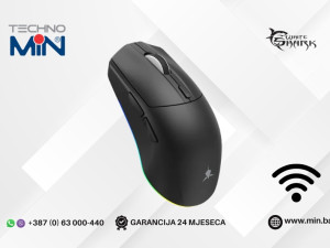 White Shark CADOR WGM-5020 3-Mode Gaming miš 10000 DPI, Crni