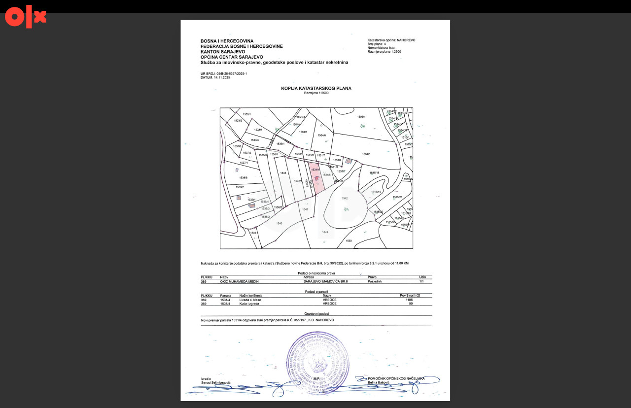 POLJINE Kuća "iznad oblaka" Panoramski pogled na Sarajevo 1215m2 17