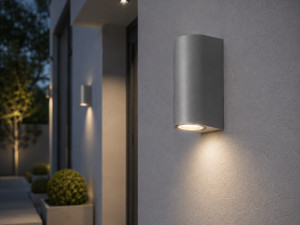 Zidna lampa vanjska 2xGU10 SIVA