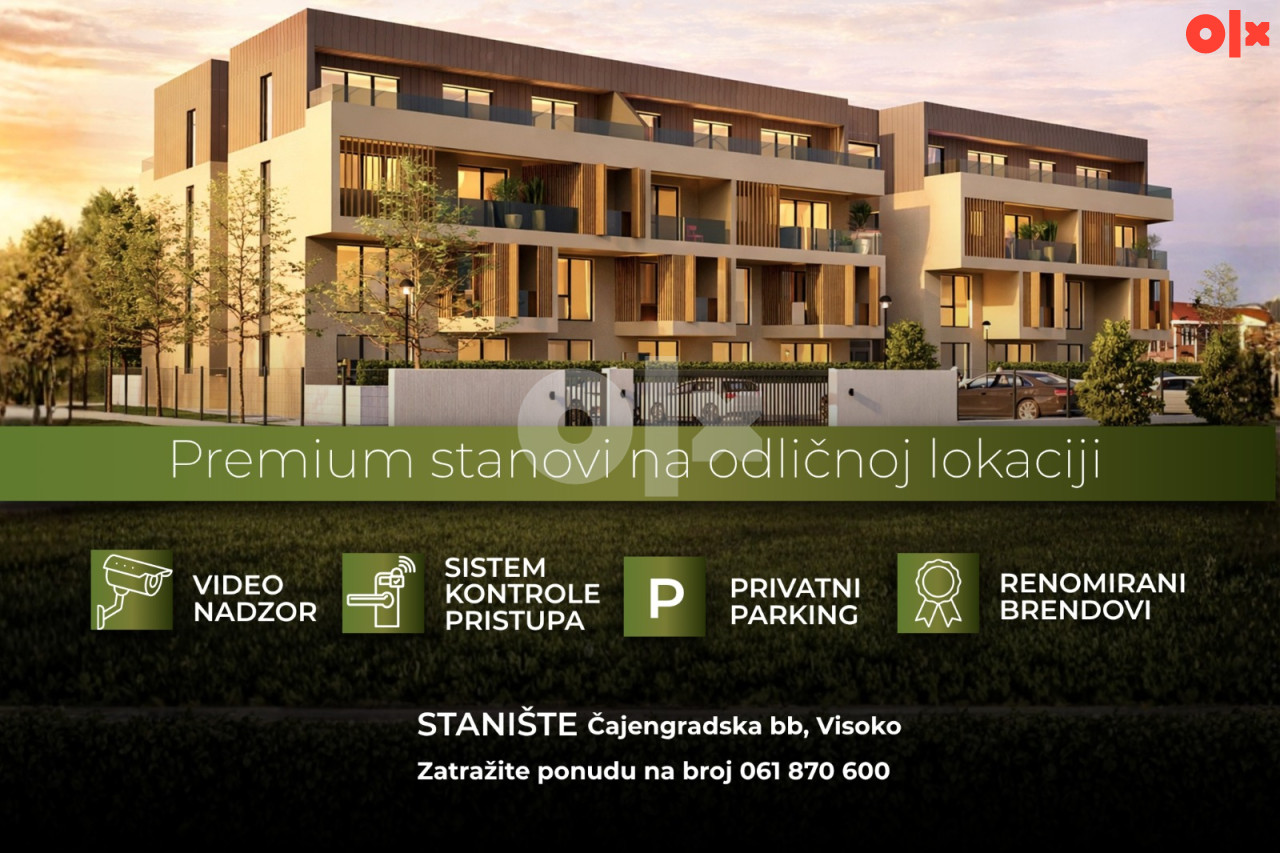 Novogradnja Visoko_Stanište, stanovi u pretprodaji