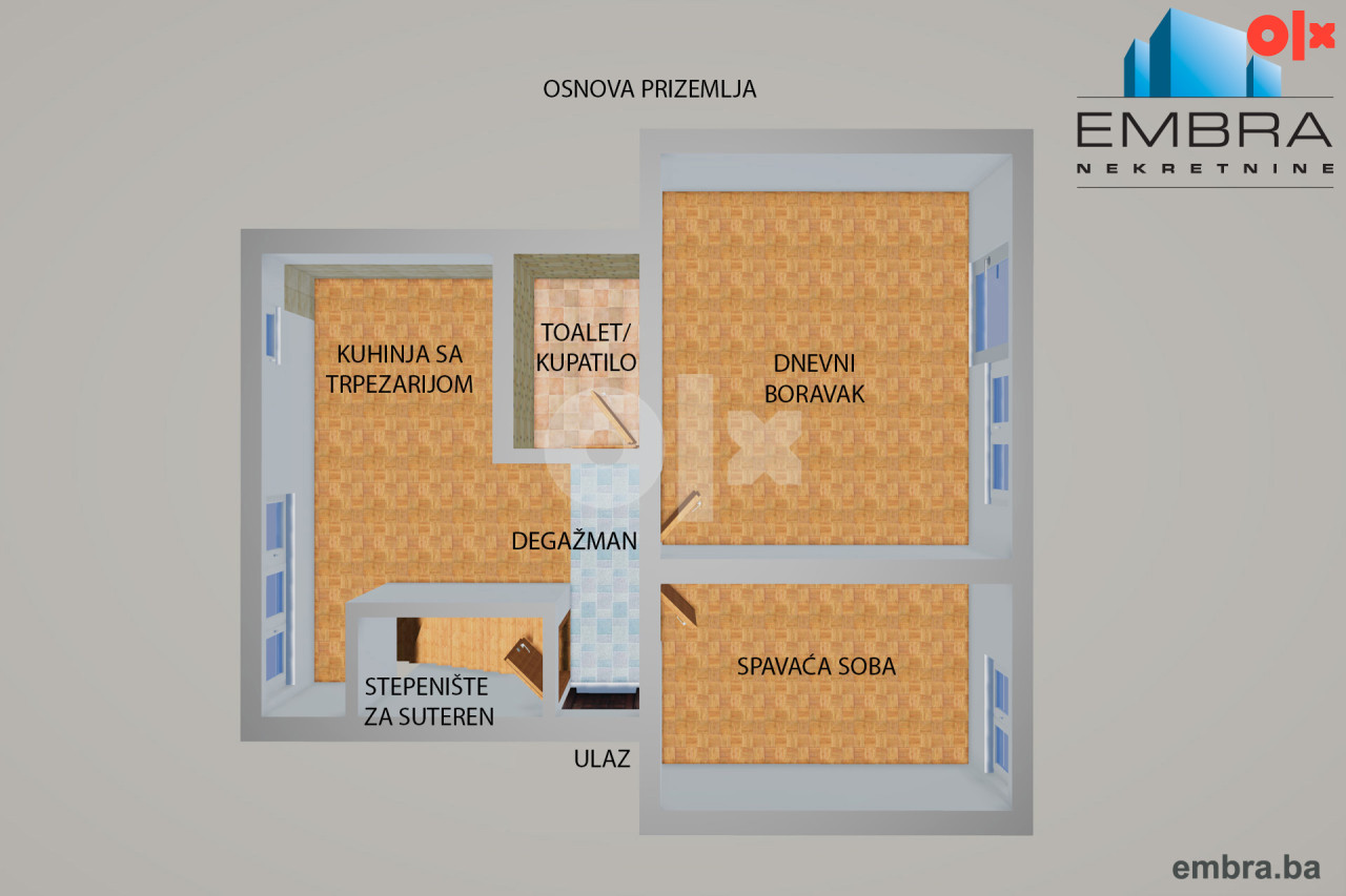 EMBRA prodaje: Četverosoban stan, Bistrik, Hrvatin, Stari grad. 16