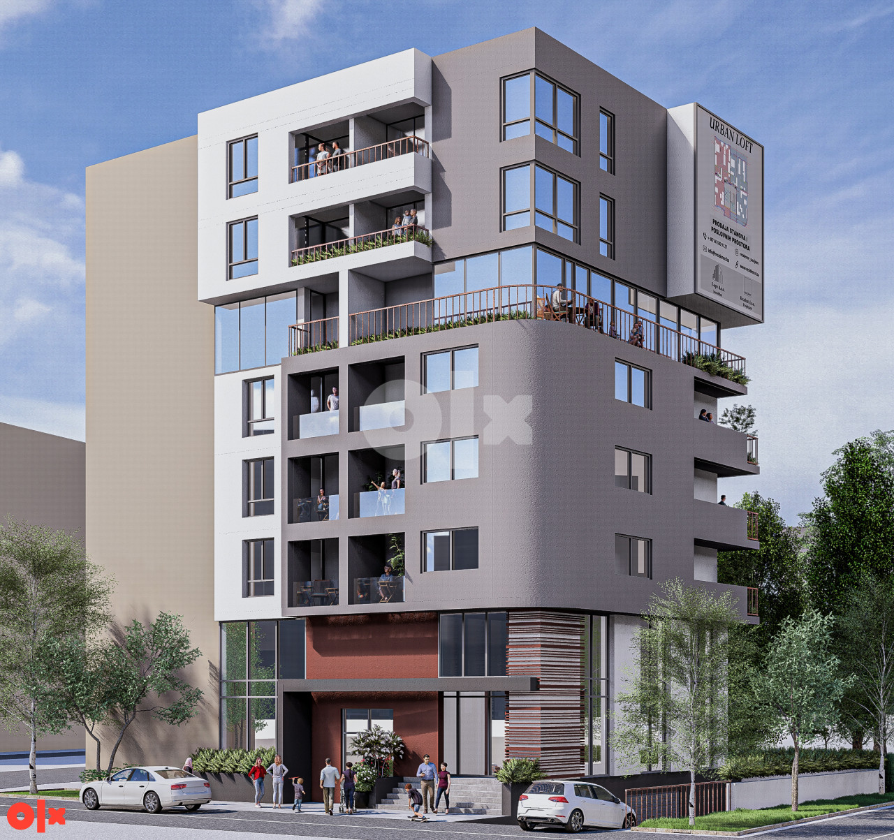 Stan S1 70,30 m2 | URBAN LOFT | NOVOGRADNJA | Otoka 2