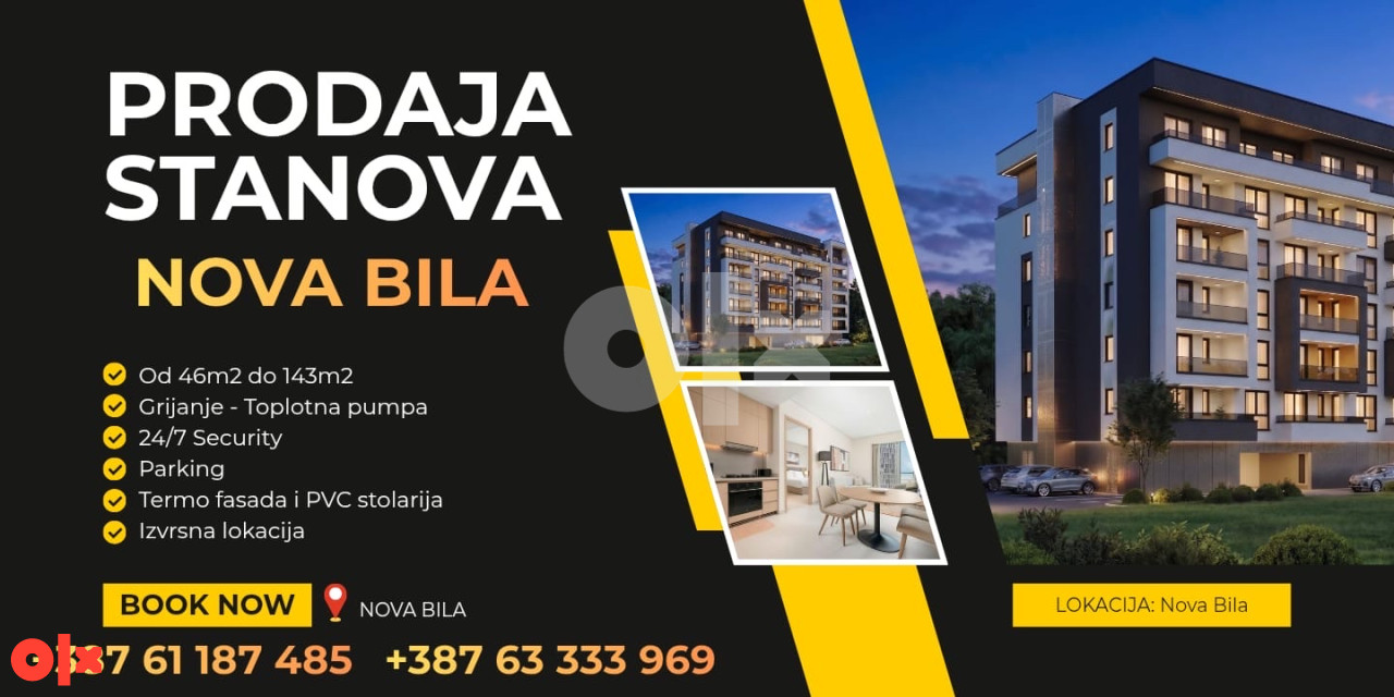 NOVOGRADNJA NOVA BILA / Stanovi 46-143m2 / Lift / Podno grijanje 4