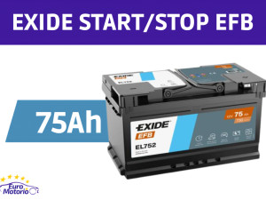 AKUMULATOR EXIDE 75Ah START/STOP EFB - BESPLATNA DOSTAVA