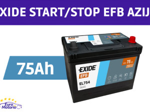 AKUMULATOR EXIDE 75Ah START/STOP EFB AZIJA - BESPLATNA DOSTAVA