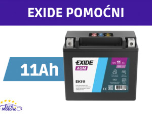 AKUMULATOR EXIDE 11Ah AGM POMOĆNI - BESPLATNA DOSTAVA