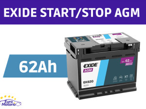 AKUMULATOR EXIDE 62Ah START/STOP AGM - BESPLATNA DOSTAVA