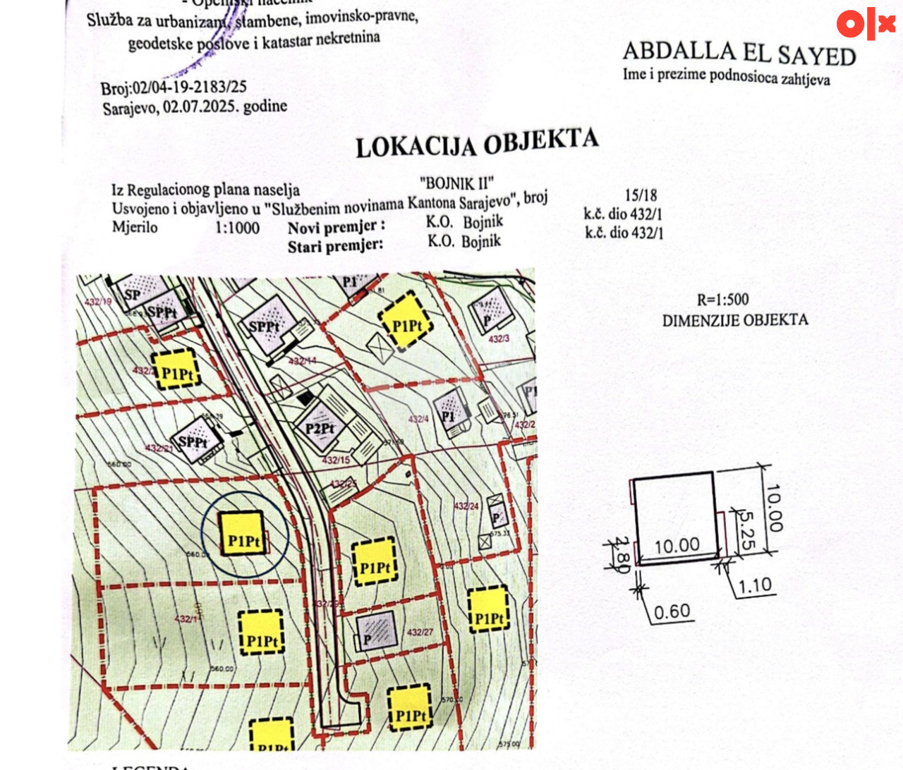 Zemljište Sarajevo - Novi Grad 6