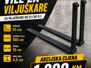 Vile viljuskar 180cm 51 kacanje
