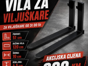 Vile za viljuskar 120cm duzina 51cm kacanje