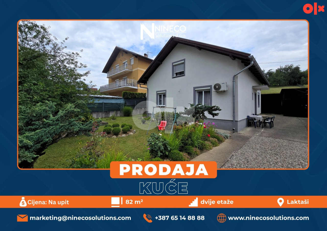 KUĆA - LAKTAŠI - 82 m2