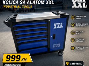 KOLICA SA ALATOM KLJUCEVI XXL INDUSTRIAL TOOLS GIDORE GEDORE