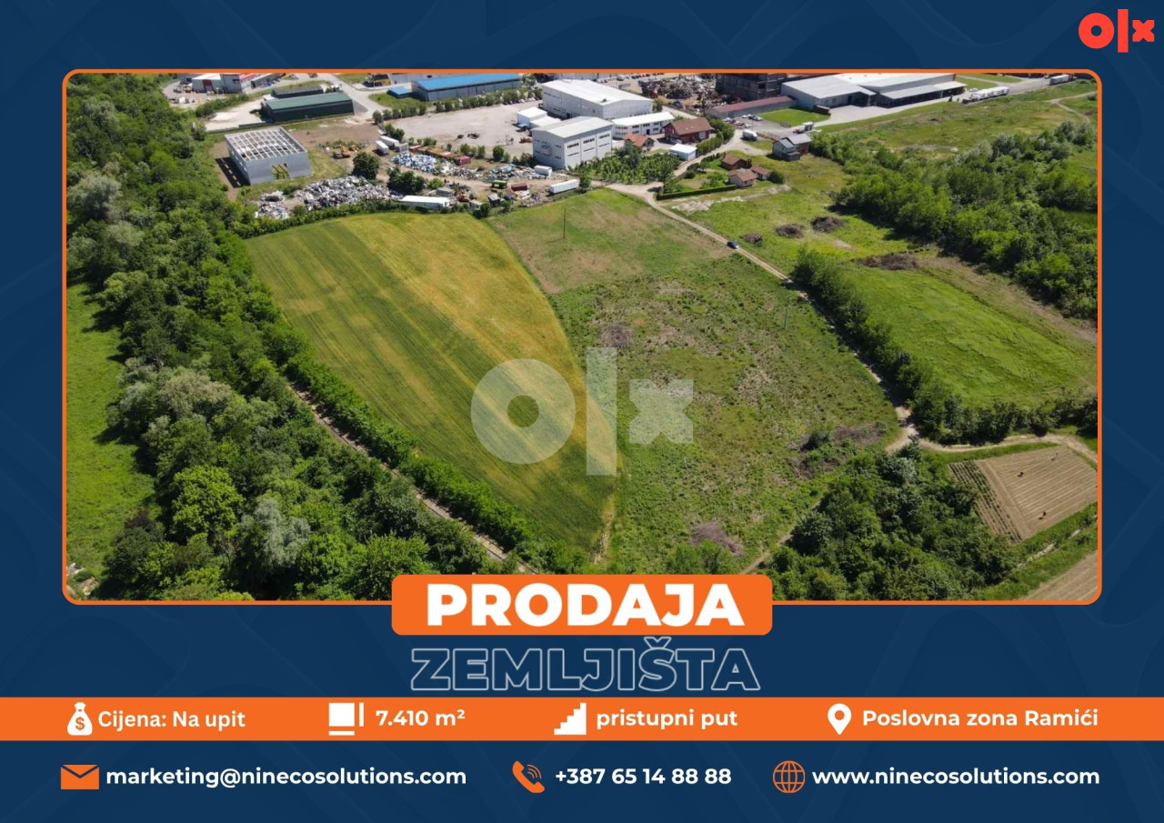 INVESTICIJSKO ZEMLJIŠTE - PZ RAMIĆI - BANJA LUKA - 7.410 m2