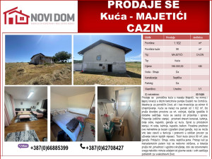 PRODAJE SE - Kuća - MAJETIĆI - CAZIN
