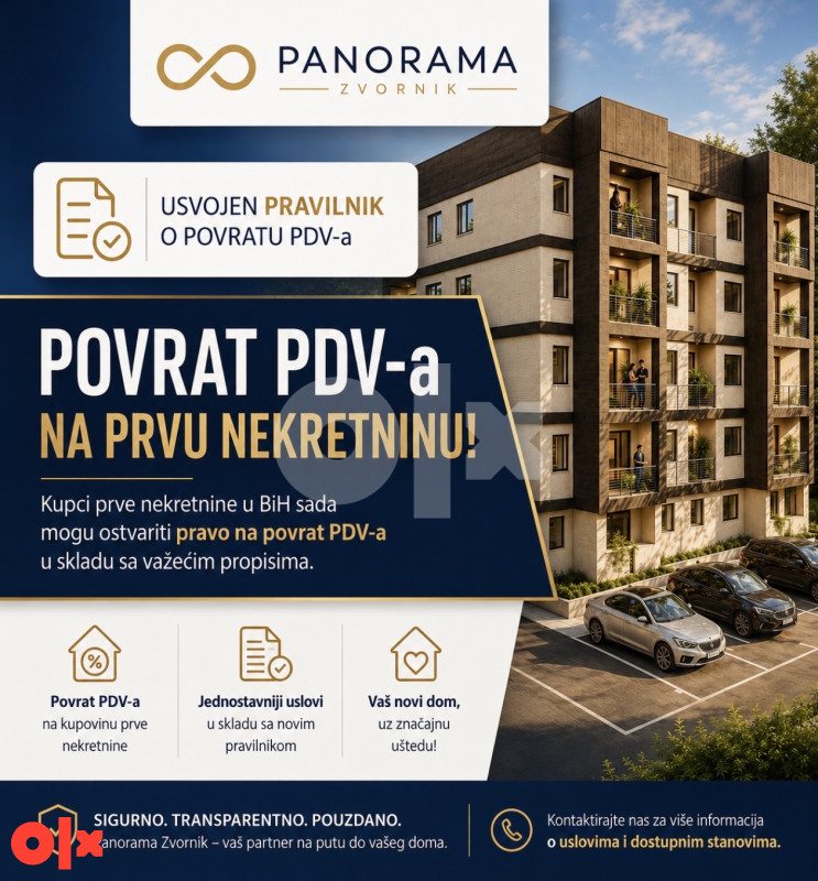 Stanovi Zvornik već od 2050KM+PDV do 2310KM+PDV