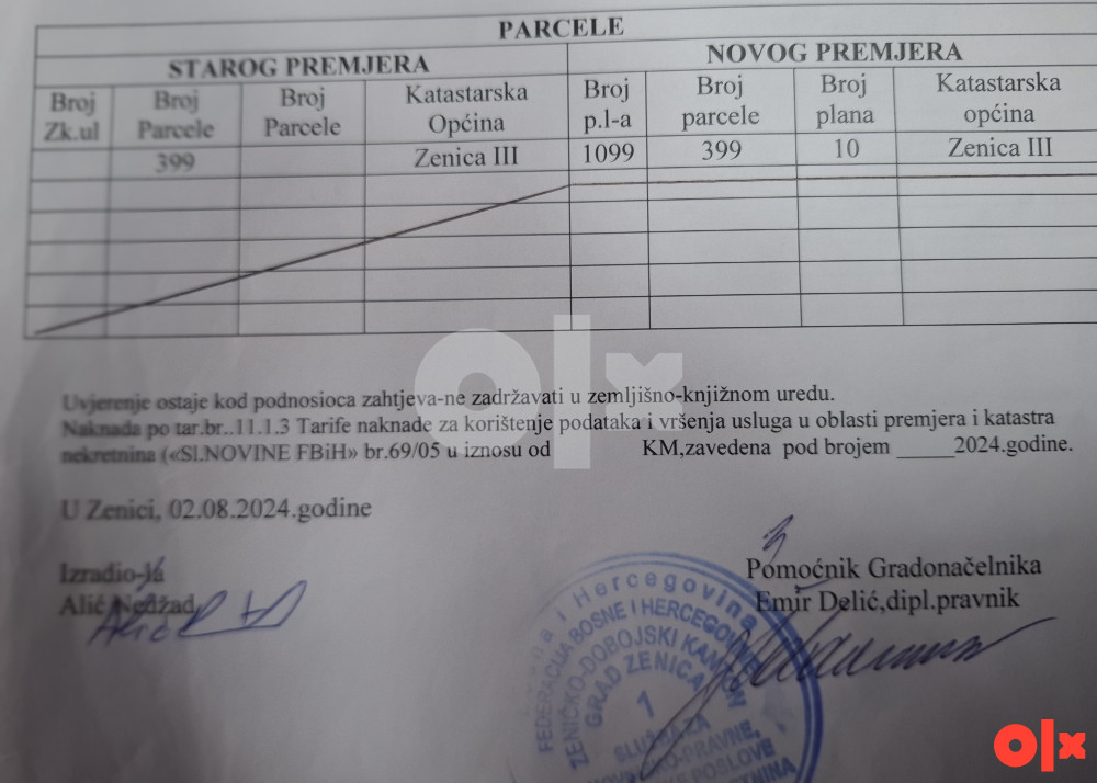 Zemljište Zenica 1074 m2 9
