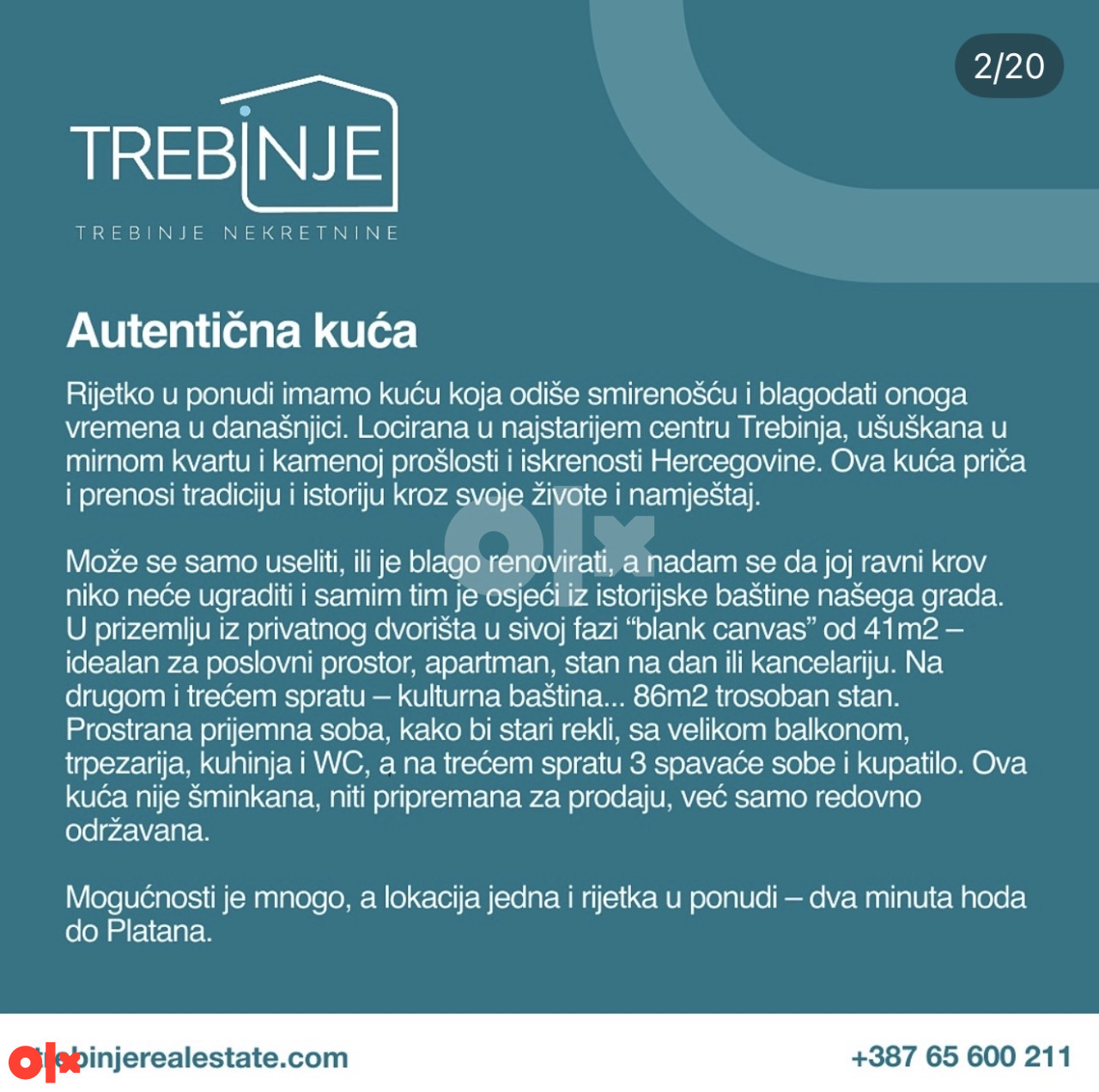 Kuca na prodaju u strogom centru - Trebinje 2