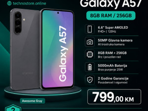Samsung galaxy A57 8/256 GB DS Awesome Gray