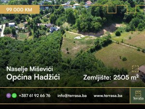 Zemljište, 2505 m², Hadžići