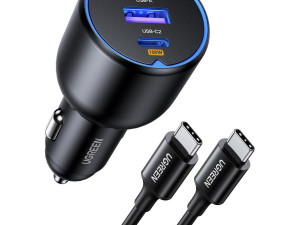 Ugreen auto punjač od 130 W s 1M USB-C kabelom
