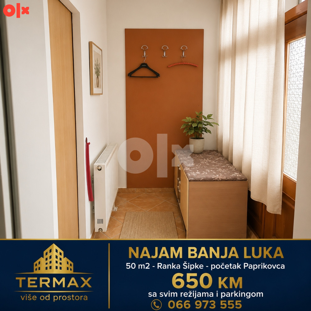 Stan 50 m² - 650 KM sa svim režijama - Widok 4