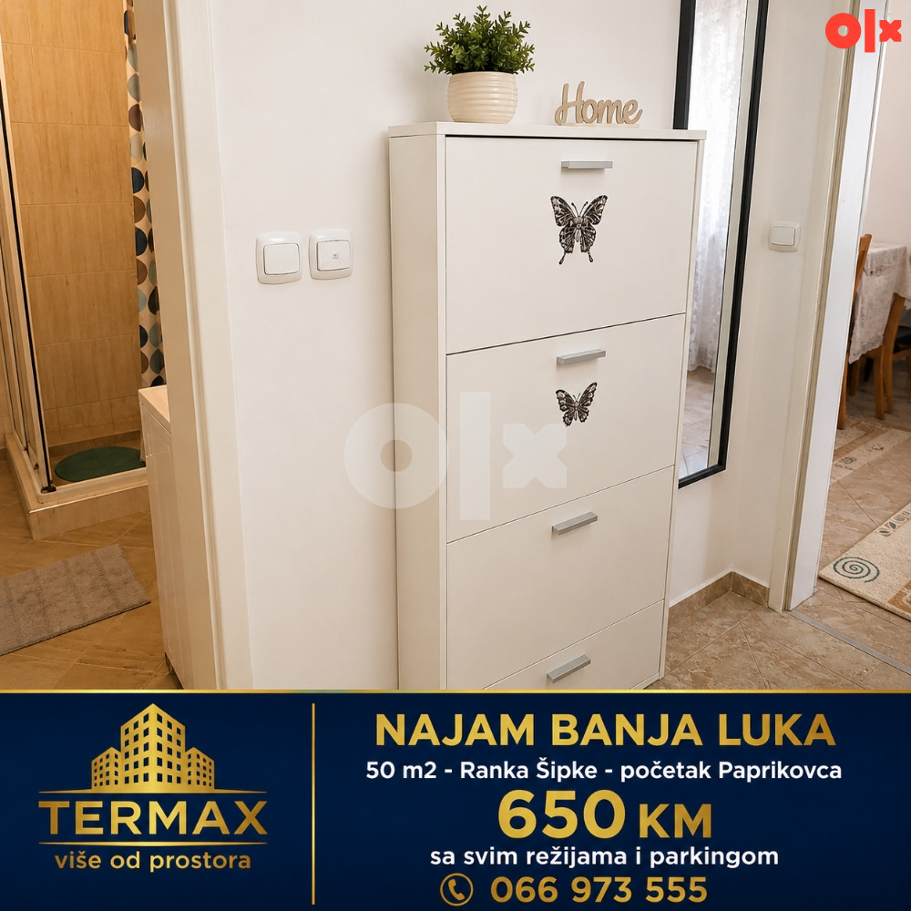 Stan 50 m² - 650 KM sa svim režijama - Widok 3