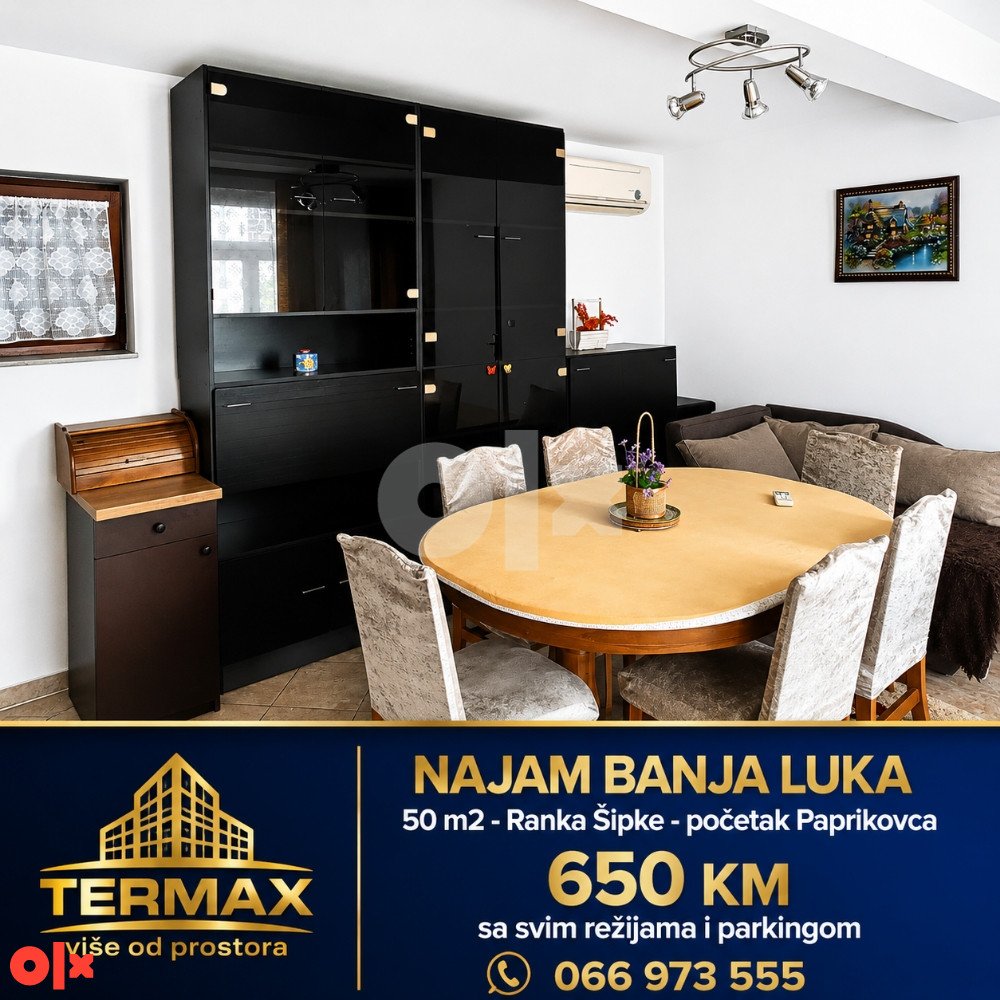 Stan 50 m² - 650 KM sa svim režijama - Widok 6