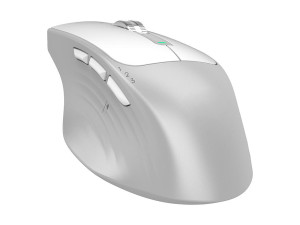 Everest SM-BT24 USB metalik bijeli 2-u-1 Bluetooth bežični miš