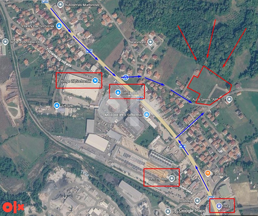 Zemljište Srebrenik 10500m2