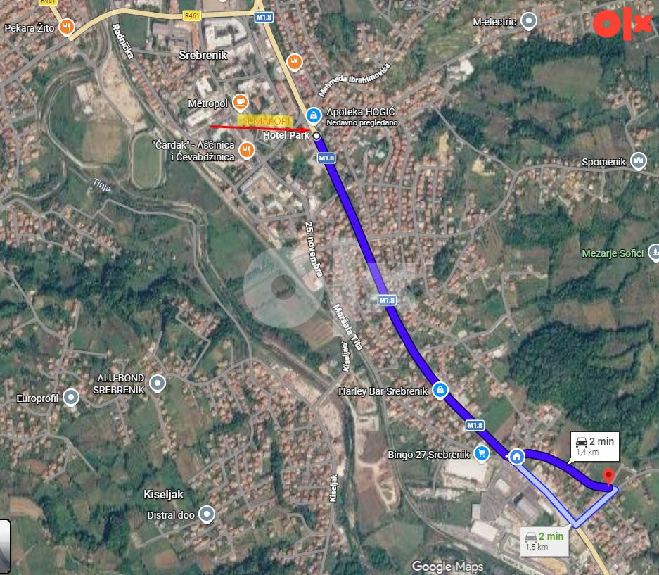 Zemljište Srebrenik 10500m2 2