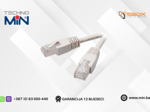 SBOX mrežni kabal UTP Cat5e 2m, Sivi