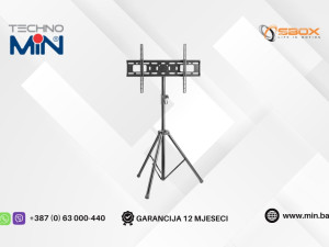 SBOX podni tripod stalak za TV FST-846 37"-70" do 35kg, Crni