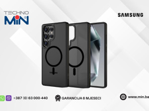 MagSafe Epoxy zaštitna maskica za Samsung Galaxy S24/S25, Crna