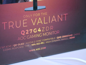 AKCIJA  AOC Q27G4ZDR  QD-OLED 27" 2K 2560x1440 240Hz 0.03ms