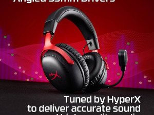 HyperX Gaming Slušalice Cloud 3 S Wireless Red