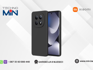 Xiaomi Redmi Note 15 4G / 5G Silikonska zaštitna maska Crna